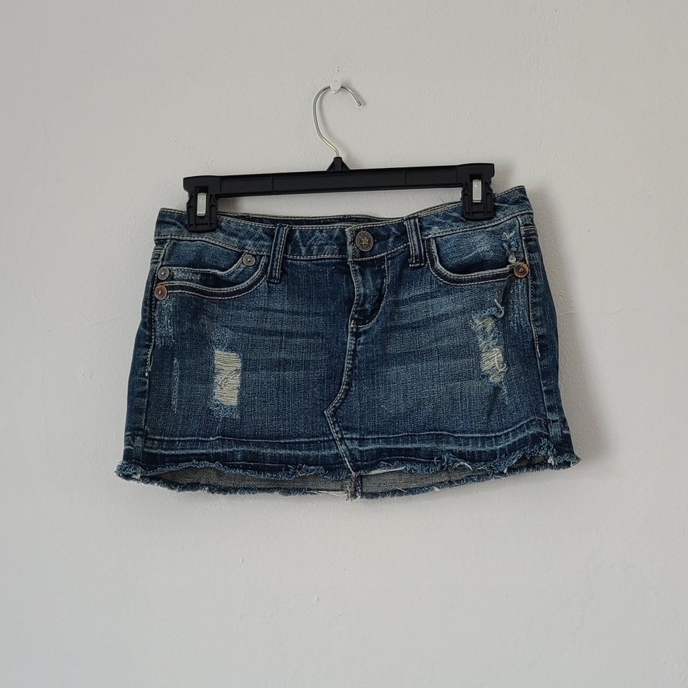 YMI demin mini skirt